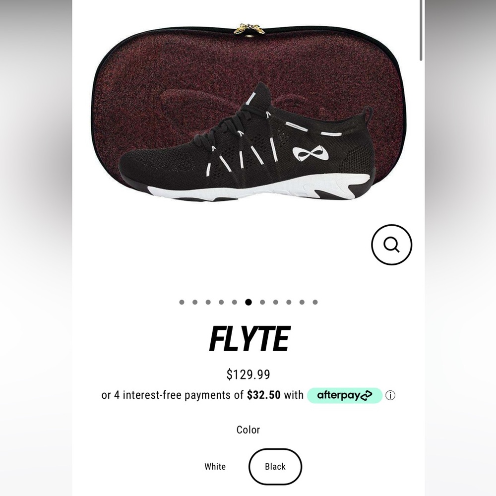 Nfinity Flyte cheer shoes womans 9